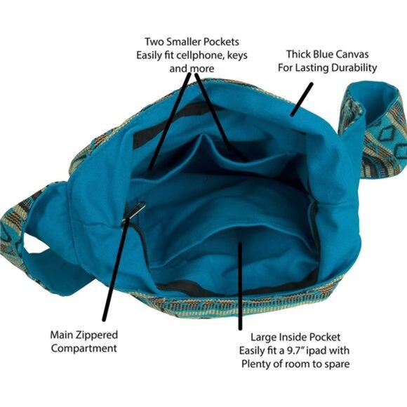 Fair Trade Cross-Body Bags - Picture 5 of 8